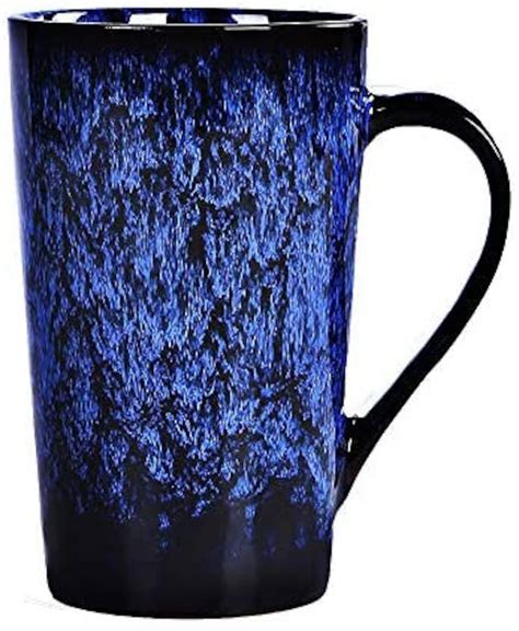 Ceramic Coffee Mug Large Cobalt Blue Etsy