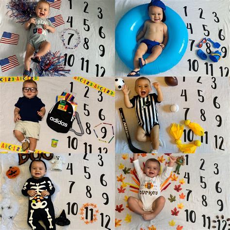 Baby Monthly Milestone Blanket Picture Baby Milestones Pictures