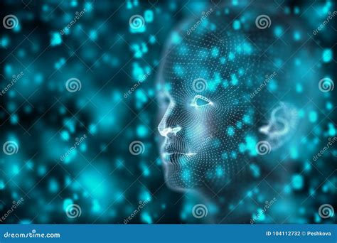 Artificial Intelligence And Mind Wallpaper Stock Illustration