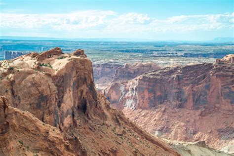 Vista Panoramic Em Parque Nacional Canyonlands Em Utah Foto Premium