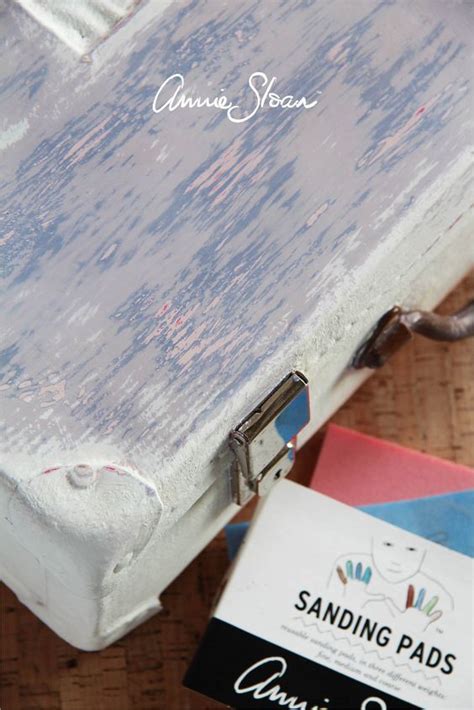 Suitcase Painted Using Chalk Paint Antoinette Old Violet And Emile And