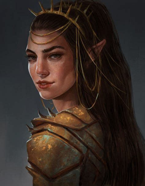 Women Of Fantasy Character Portraits Elf Art Female Character Concept