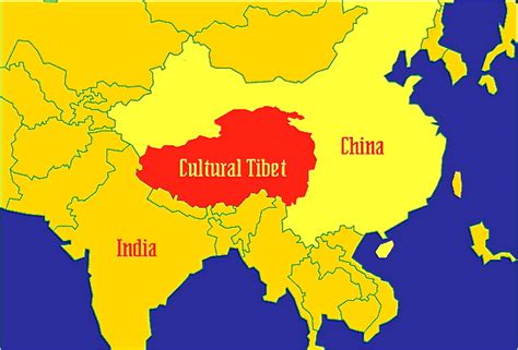 Ypt Concise Tibet Map And Features Guide — Young Pioneer Tours