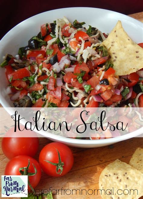 Fresh And Flavorful Easy Italian Salsa Far From Normal