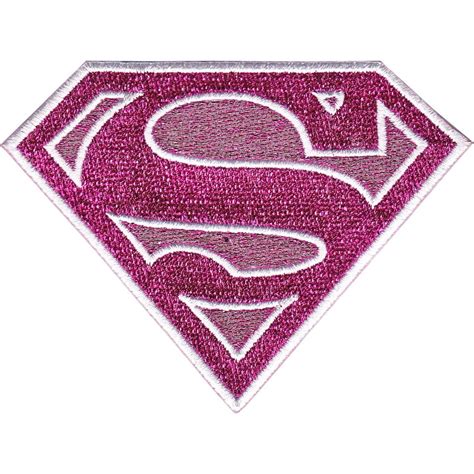 Dc Comics Pink Supermansupergirl Logo Vinyl Sticker Other Collectable