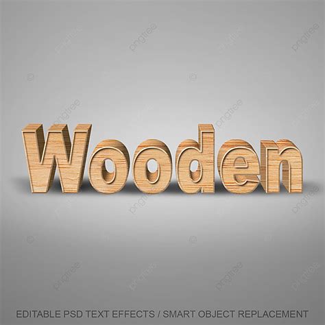 Wood Effect Editable Text Template Text Effect Psd For Free Download