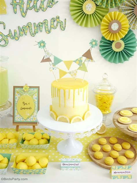 Lemon Themed Party Ideas With Diy Decorations Lemon Party Lemon