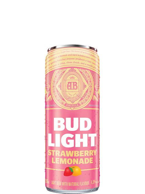 Bud Light Strawberry Lemonade 12 Pack Cans Newfoundland Labrador Liquor Corporation