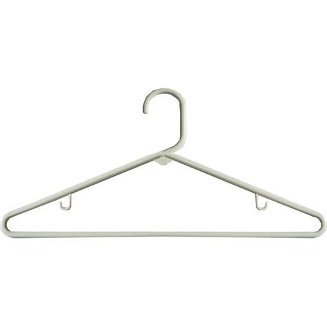 Nahanco Tbihu 16 38 Ivory Plastic Tubular Clothes Hangers Pack Of