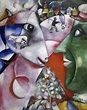 I and the Village, Oil On Canvas by Marc Chagall (1887-1985, Belarus)