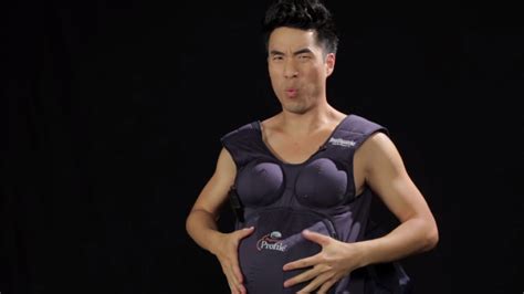 guys wearing pregnancy bellies for a day is surprisingly informative