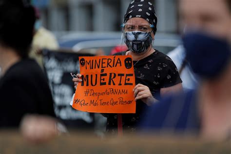 Protestan En Panamá Contra La Minería Es Pan Para Hoy Y Hambre Para