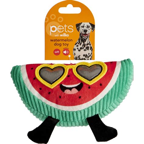 Wilko Watermelon Dog Toy With Squeaker Wilko