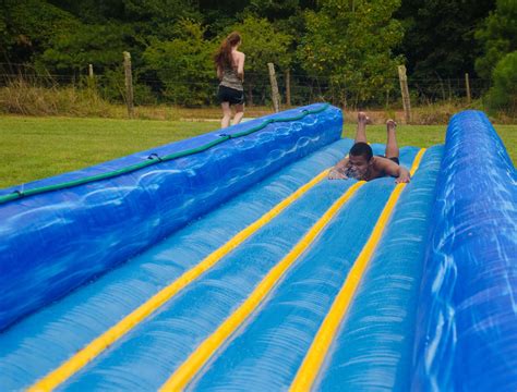Exciting Giant Inflatable Game Slip N Water Slide For Kids And Adults