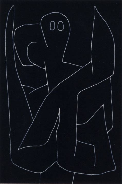 Paul Klee ~ Wachsamer Engel ~ 1939 Äthiopien Künstler Deutscher Maler