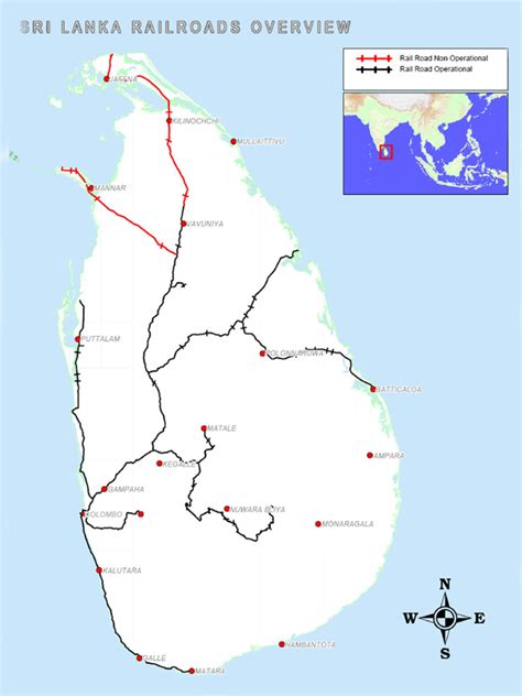 Sri Lankan Railway 1 0 Sri Lankan Railway Network