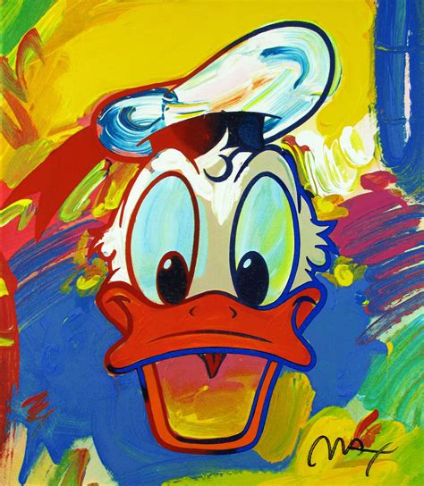 Donald Duck By Peter Max Donald Duck Drawing Peter Max Art Donald Duck