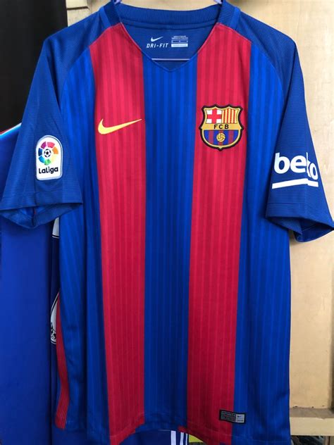 Nike Fc Barcelona 201617 Home Football Jersey Mens Fashion