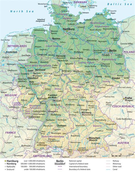 Large Map Of Germany
