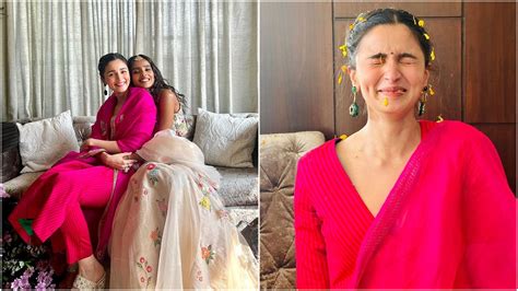 alia bhatt s the perfect bridesmaid at best friend s wedding gets showered with flowers see