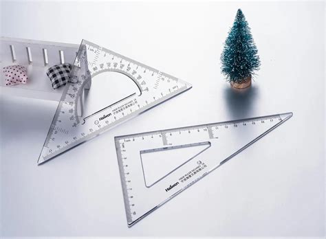 Geometry Set Squares Protractor For Students And Architects Triangle