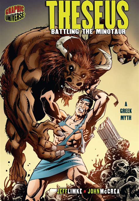 Buy Theseus Battling The Minotaur A Greek Myth Graphic Myths And