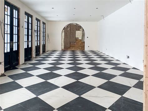 Checkered Marble Floor Flooring Ideas