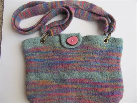 Felted Wool Purse Handmade By Susandeanne On Etsy