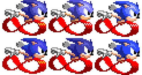 Sonic Cd Peel Out Sprites With Different Palettes Pixel Art Maker