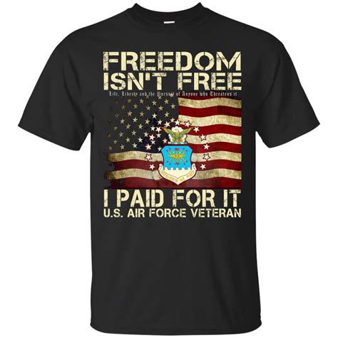 Us Air Force Veteran Shirts I Paid For It Us Air Force Veteran Teesmiley