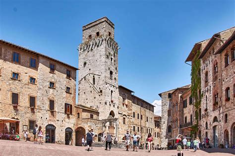 my magic earth the medieval hill town of san gimignano in southern tuscany europe