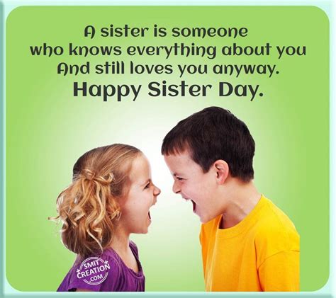 Happy Siblings Day Sister Quotes Shortquotescc