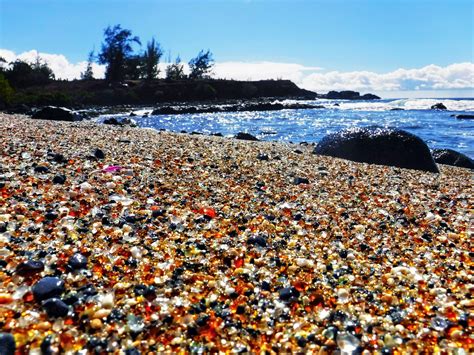 The Beach In Hawaii Made Entirely Out Of Sea Glass