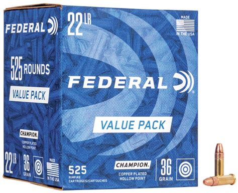 Federal Value Pack 22lr 36gr Cphp · Blue Collar Reloading