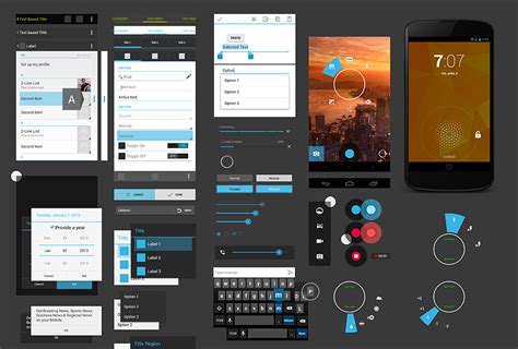 Android Launcher Ui Kit Android Launcher Ui Kit Free Psd