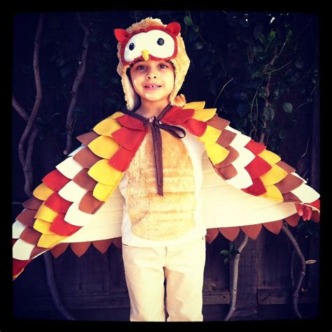 Homemade Owl Costume Halloween Fun Pinterest