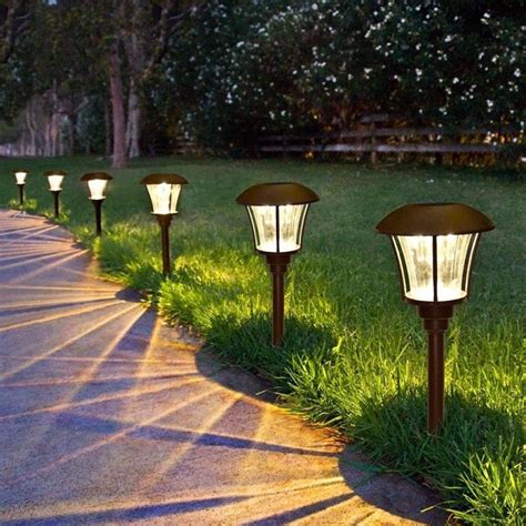 Outdoor Bright Walkway Lighting Solar Lights Garden Best Solar