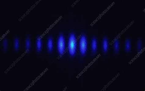 Laser Beam Split By A Diffraction Grating Stock Image C0220635