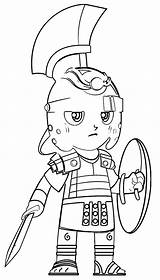 Roman Soldier Coloring Rome Drawing Pages Colouring Ancient Easy Drawings Cartoon Clipart Popular Getdrawings Library Comments Coloringhome sketch template