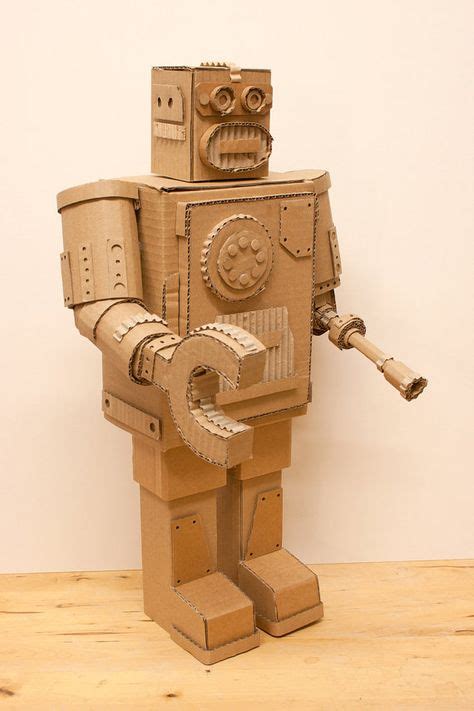 Cool Cardboard Robot Display Year 8 Cardboard Robot Cardboard