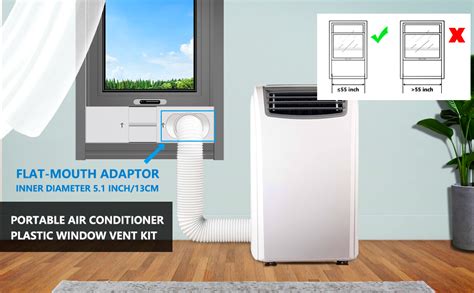 A portable air conditioner is the best option for cooling a. Amazon.com: gulrear Portable Air Conditioner Window Vent ...
