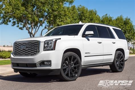 2018 Gmc Yukondenali With 24 Koko Kuture Kapan In Gloss Black Wheels