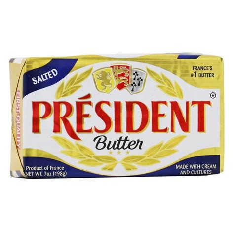 But not all butter is created equal. President Salted Butter 7 Oz - Order Groceries online