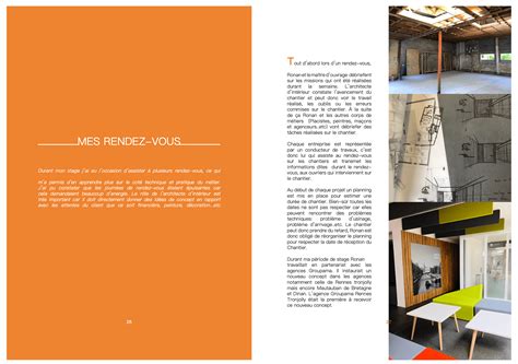 Rapport De Stage En Architecture Dintérieur 2019 On Behance