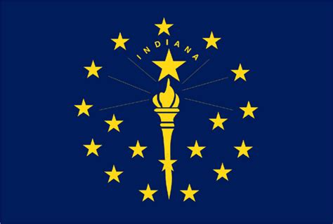 State Flag Symbol Indiana State Flag Indiana Flag Indiana State