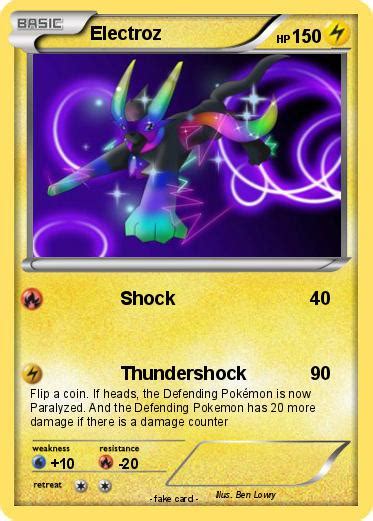 Pokémon Electroz Shock My Pokemon Card