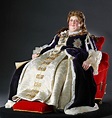 Full length color image of Queen Anne aka. Queen of Great Britain and Ireland, by George Stuart ...