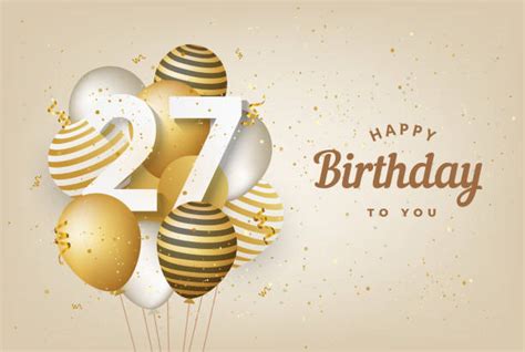 27th Birthday Illustrations Royalty Free Vector Graphics And Clip Art