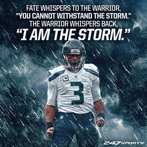 This article is a list of quotes, that characters recite from time to time, from the seventeenth zombies map origins. Seattle Seahawks - Russell Wilson "I am the storm!" #GoHawks | Seahawks, Seattle seahawks ...