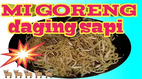 Rendang daging sapi asli padang. Mi goreng daging sapi menu simple Ala TKW Hongkong - YouTube